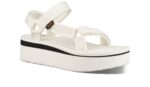 Teva Flatform Universell Mesh-trykk Lys Hvit - Bilde 2