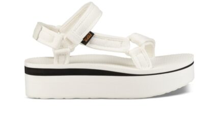 Teva Flatform Universell Mesh-trykk Lys Hvit